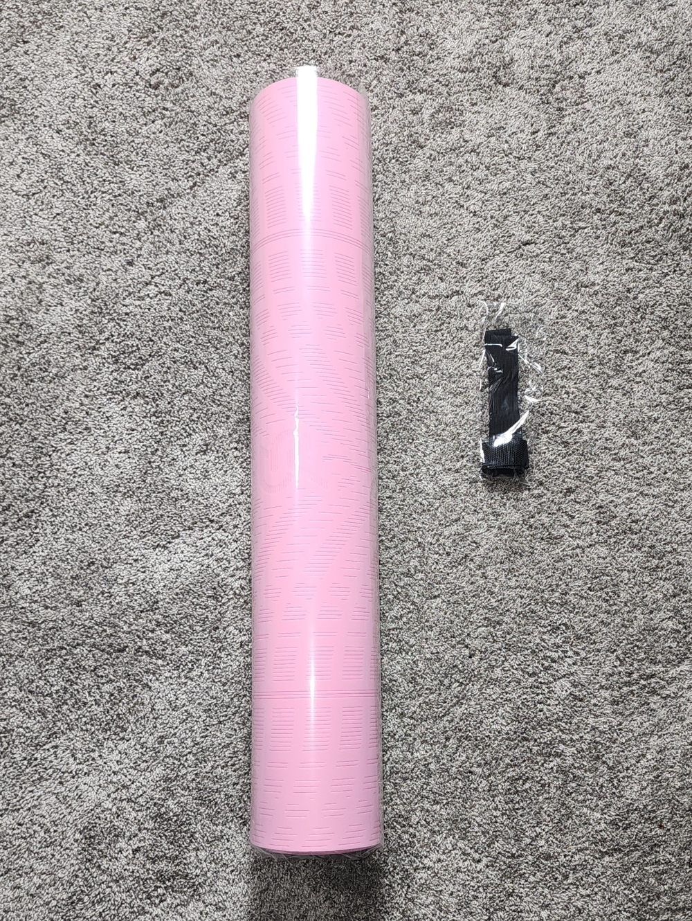 Lollipop 6mm Thick Yoga Mat 72" x 32" Solid Pink New